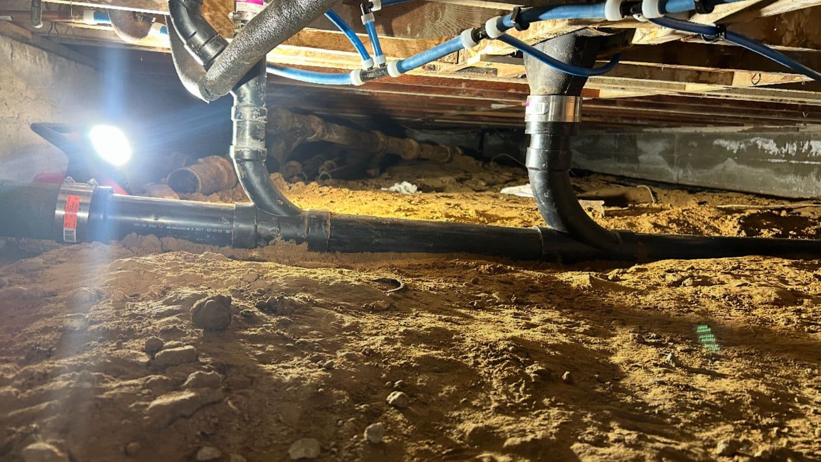 New sewer line installation in Burbank