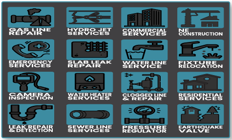 Our Services Drip Too Hard Plumbings Service Offer List